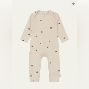 KONGES SLOJD Kid's Cherry Motif Jersey Coverall Size 9 Months 74CM